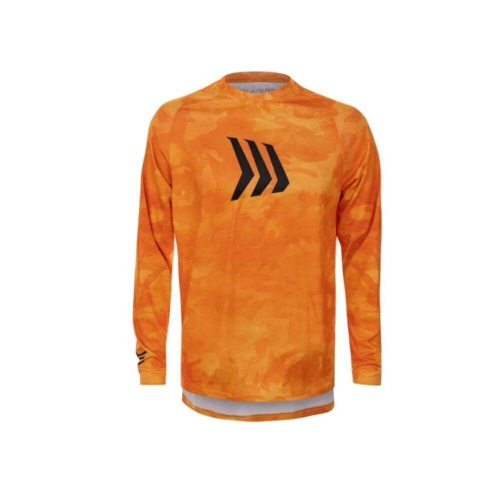 Gillz‎ Contender Series Fishing Tee Camo UV Long Sleeve Sun Orange Small